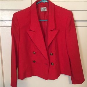 KORET Red Vintage Nautical Blazer